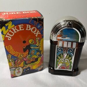 Avon Juke Box Cologne bottle with Vibrant Multicolor Design. Box. Vintage